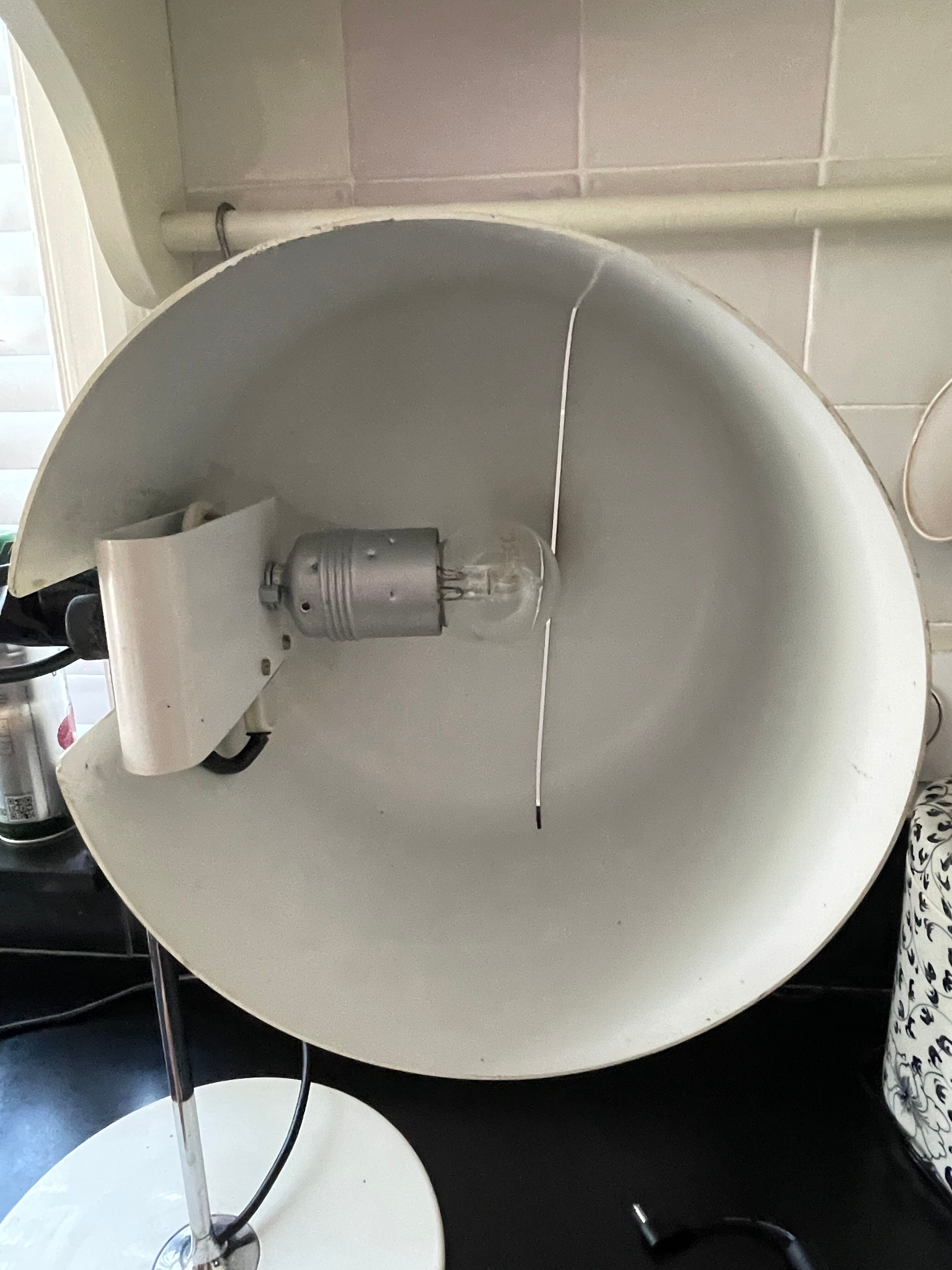 Joe Colombo, "Coupe"  Table Lamp by Oluce, 1960s