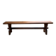 Walnut bench 1900 175cm