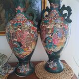 Satsuma vases