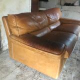 Canape leather Duvivier Made in France