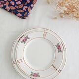 Set of 2 Salins flat plates, water lily