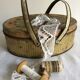 Sewing box, lithographed sheet metal box