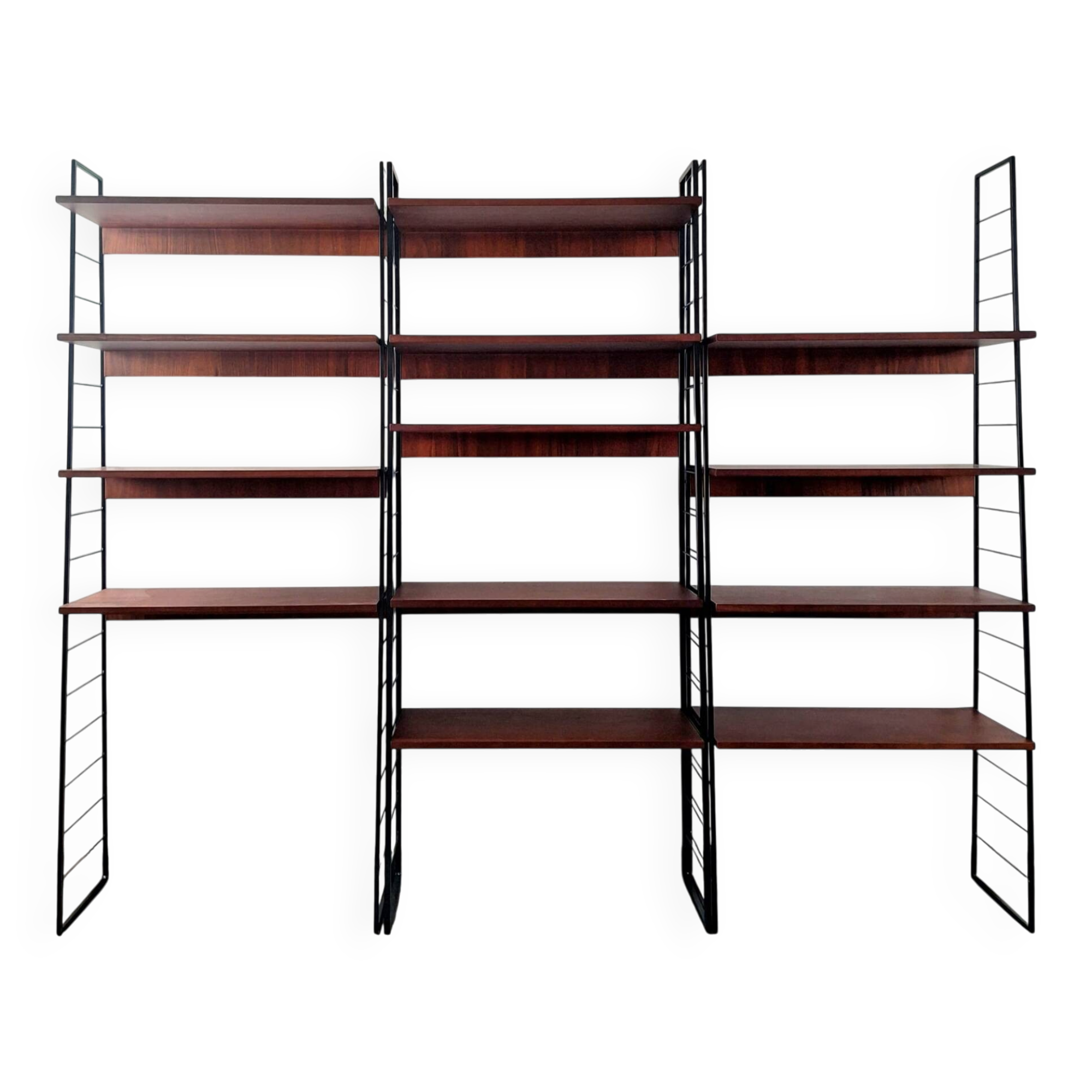 Set of 3 watford bookshelves la redoute interiors, shelving units.
