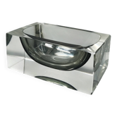 Cendrier ou vide-poches en gris stunning par Flavio Poli pour Seguso.