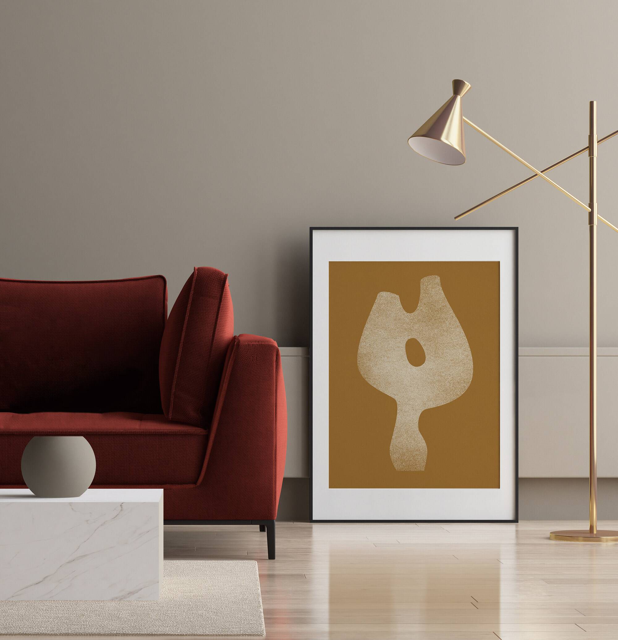 Abstract object giclee print, 50x70