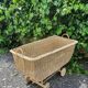 Rattan basket cradle