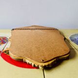 Old golden resin mirror