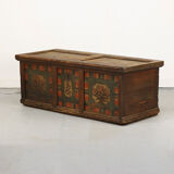 Antique Folk Art Painted bridal chest 1790