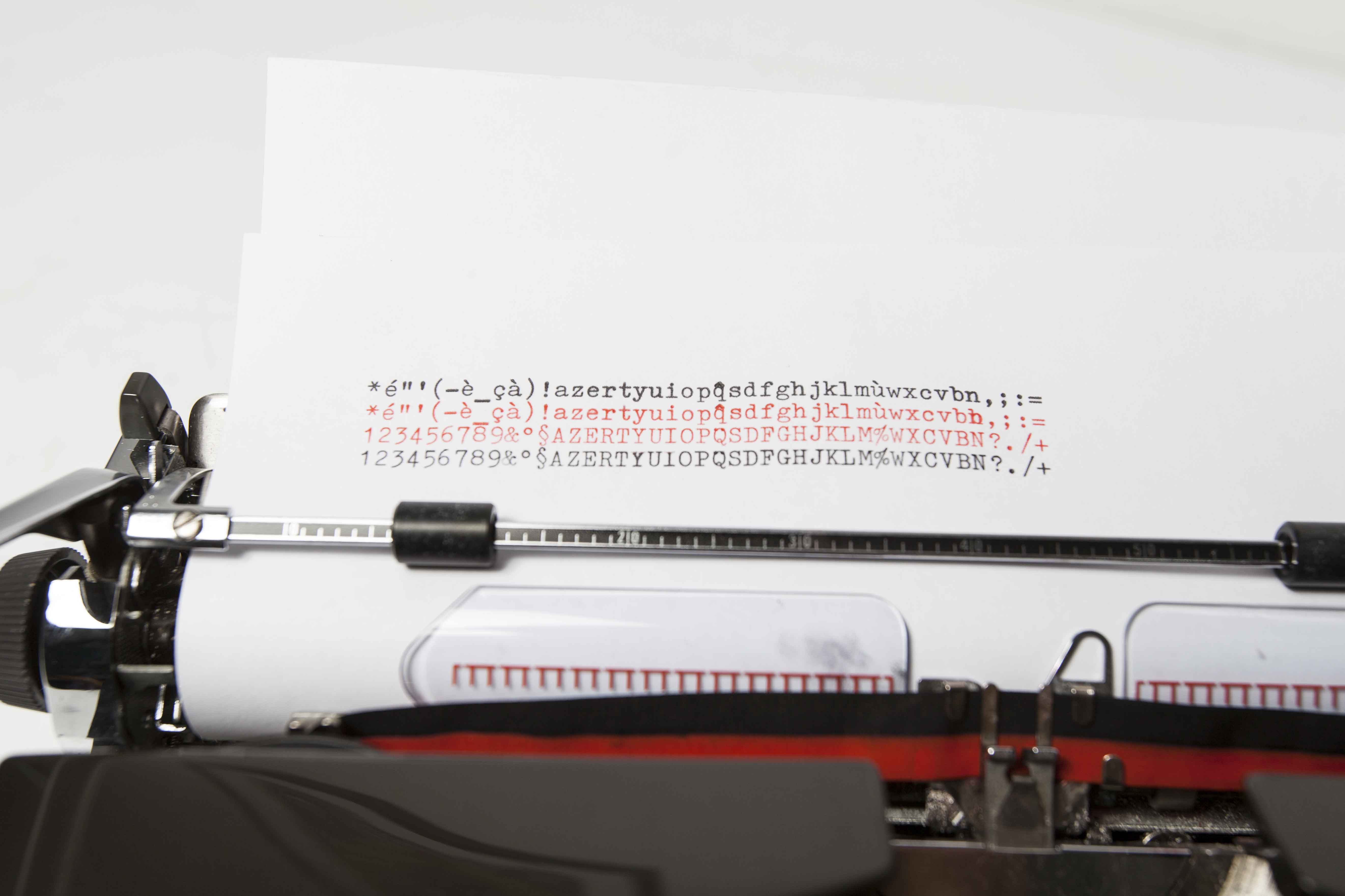 Revised Adler Tippa S typewriter and new ribbon