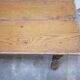 Table à manger de ferme vintage en bois
