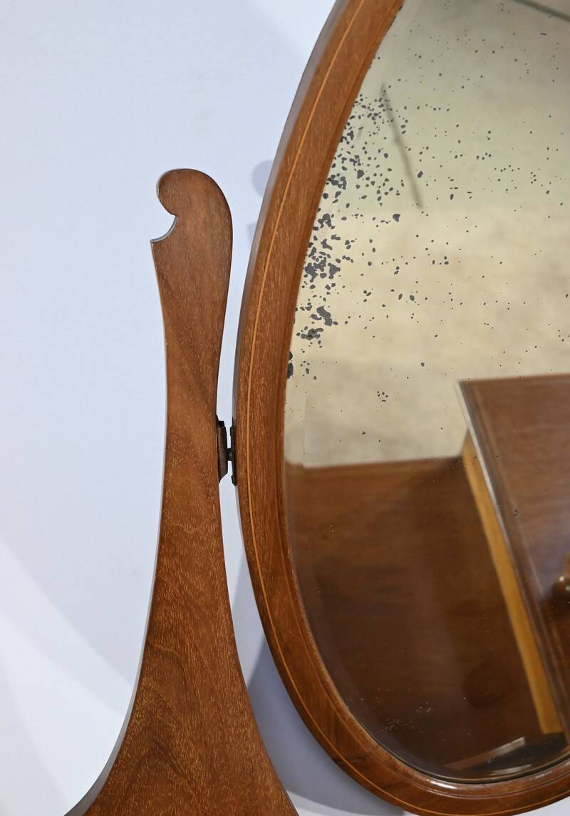 Petite coiffeuse anglaise en acajou – 1920