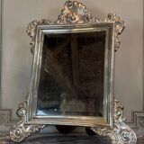 Silver Table Mirror on a Wooden Core, Venice, Circa 1750
