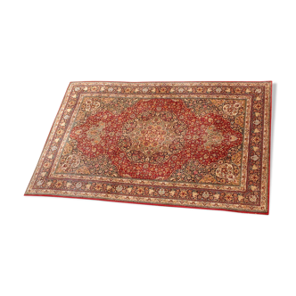 antique carpet in red wool - 200 X 305 cm