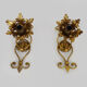 Pair of gilded metal sconces from Banci Firenze, Italy, 1960s