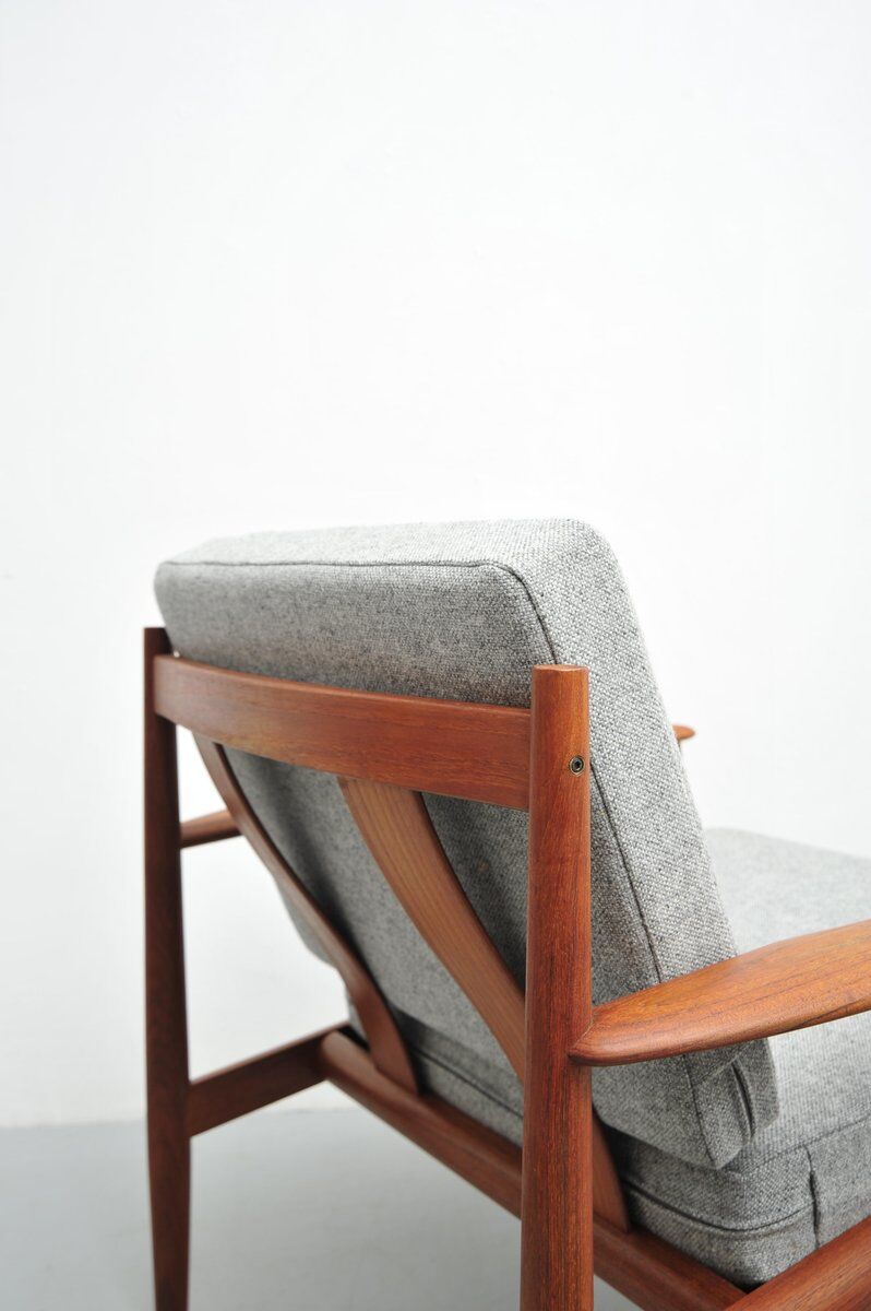 Teak lounge chair by Grete Jalk for France & Son, 1950s