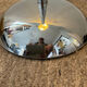 Vintage chromed metal floor lamp from the 60s-70s