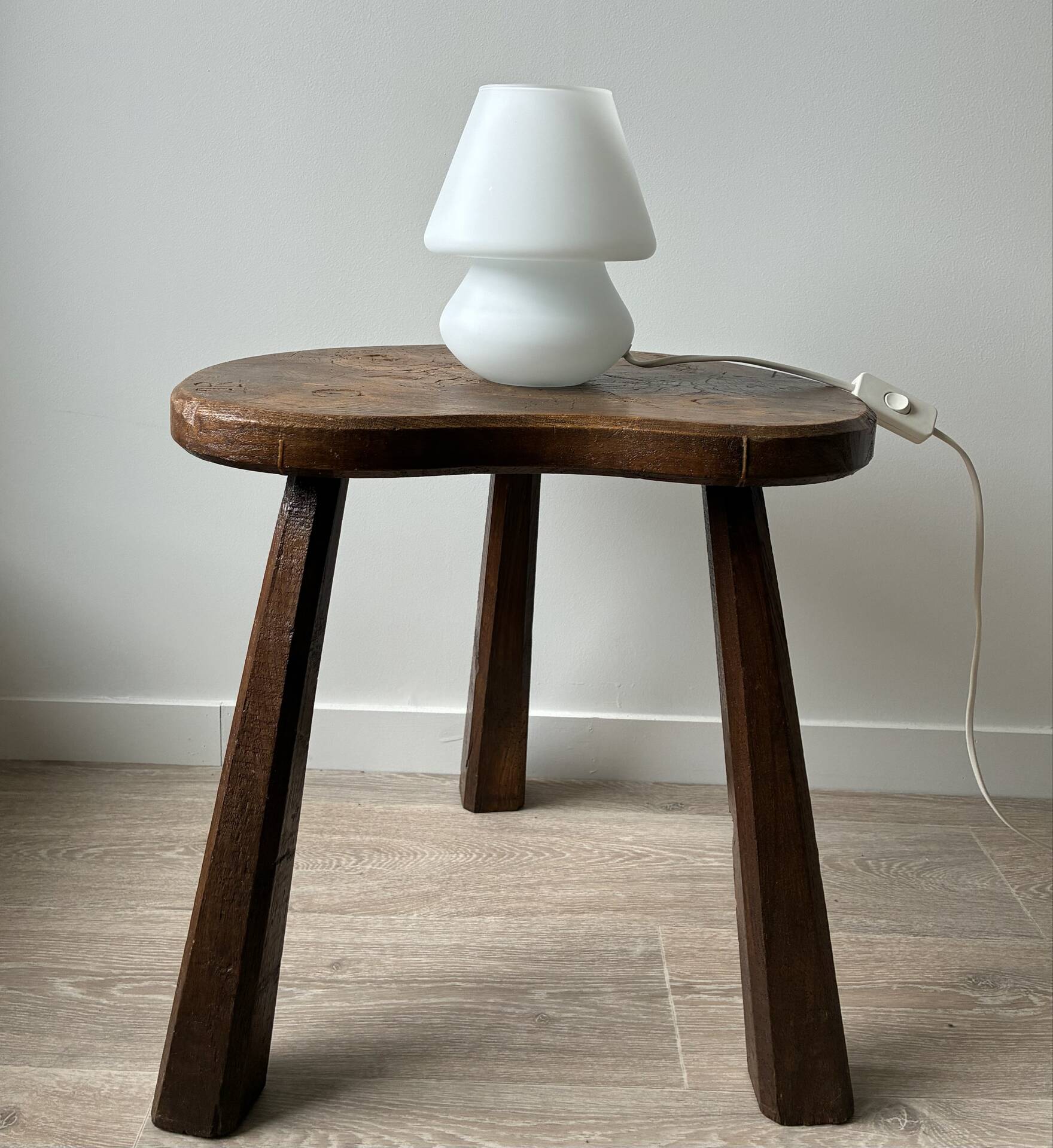 Vintage Habitat mushroom lamp