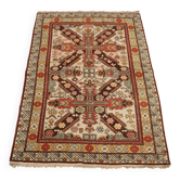 Antique Shirvan carpet in wool, Azerbaijan, 62 x 41 in.
