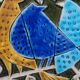 Enamelled plaque the 3 birds by Lisa Larson - Gustavsberg
