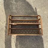 Rattan shelf