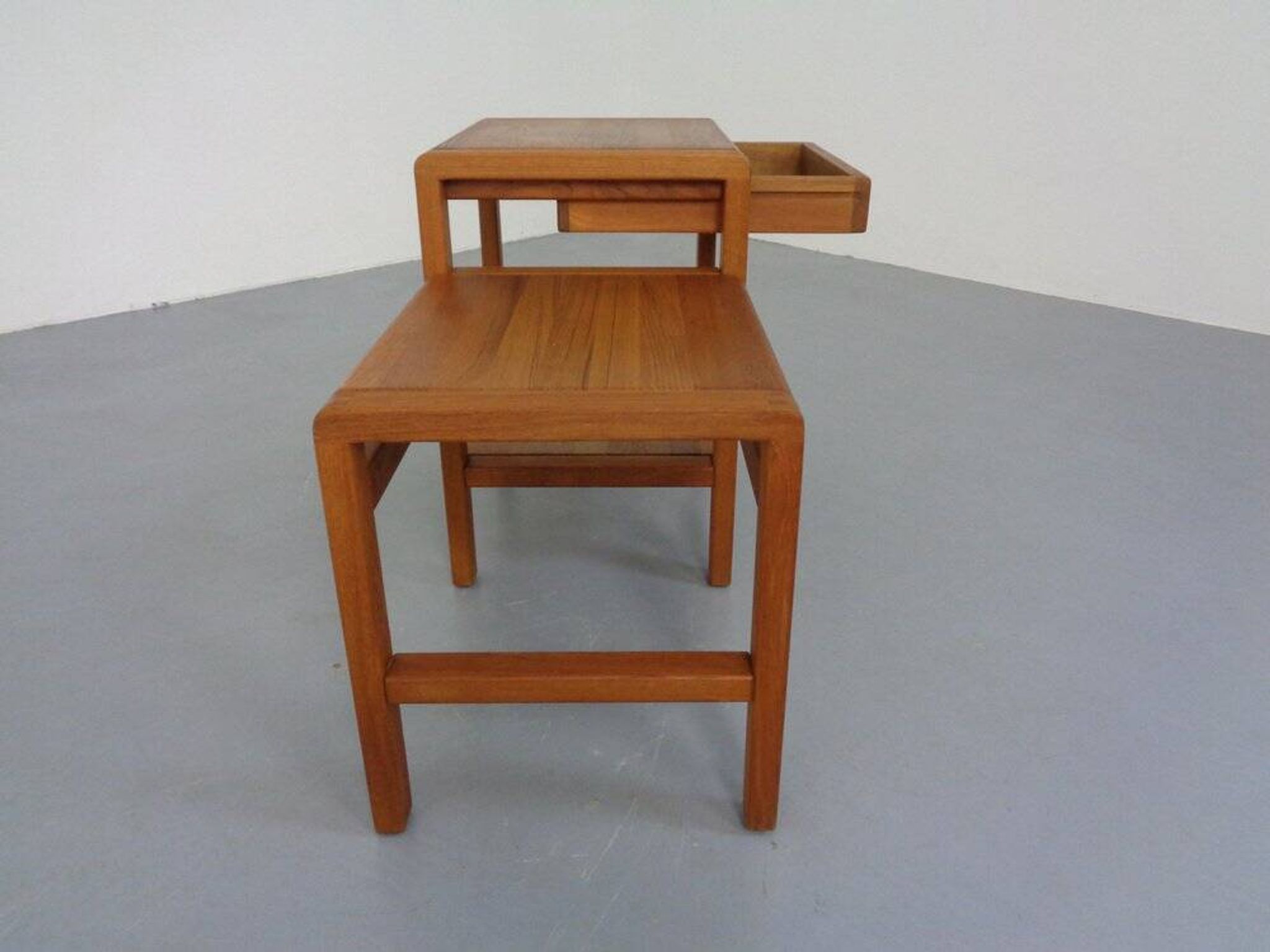 Teak Side Table with Drawer from Salling Stolefabrik Durup, 1970s