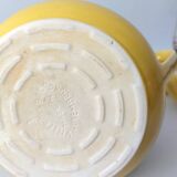 Théière vintage jaune Villeroy & Boch vaisselle rétro
