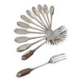 Christofle 12 cake forks 15.5 cm very good condition