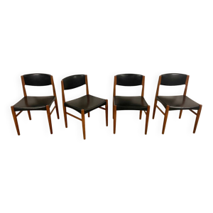4x chaises scandinaves