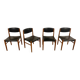 4x Scandinavian Teak Chairs by Grete Jalk MidCentury 60s