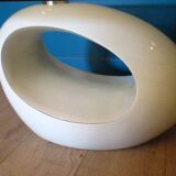 Vintage, oval, egg-shaped coffee table
