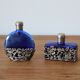 Old cobalt blue bottles
