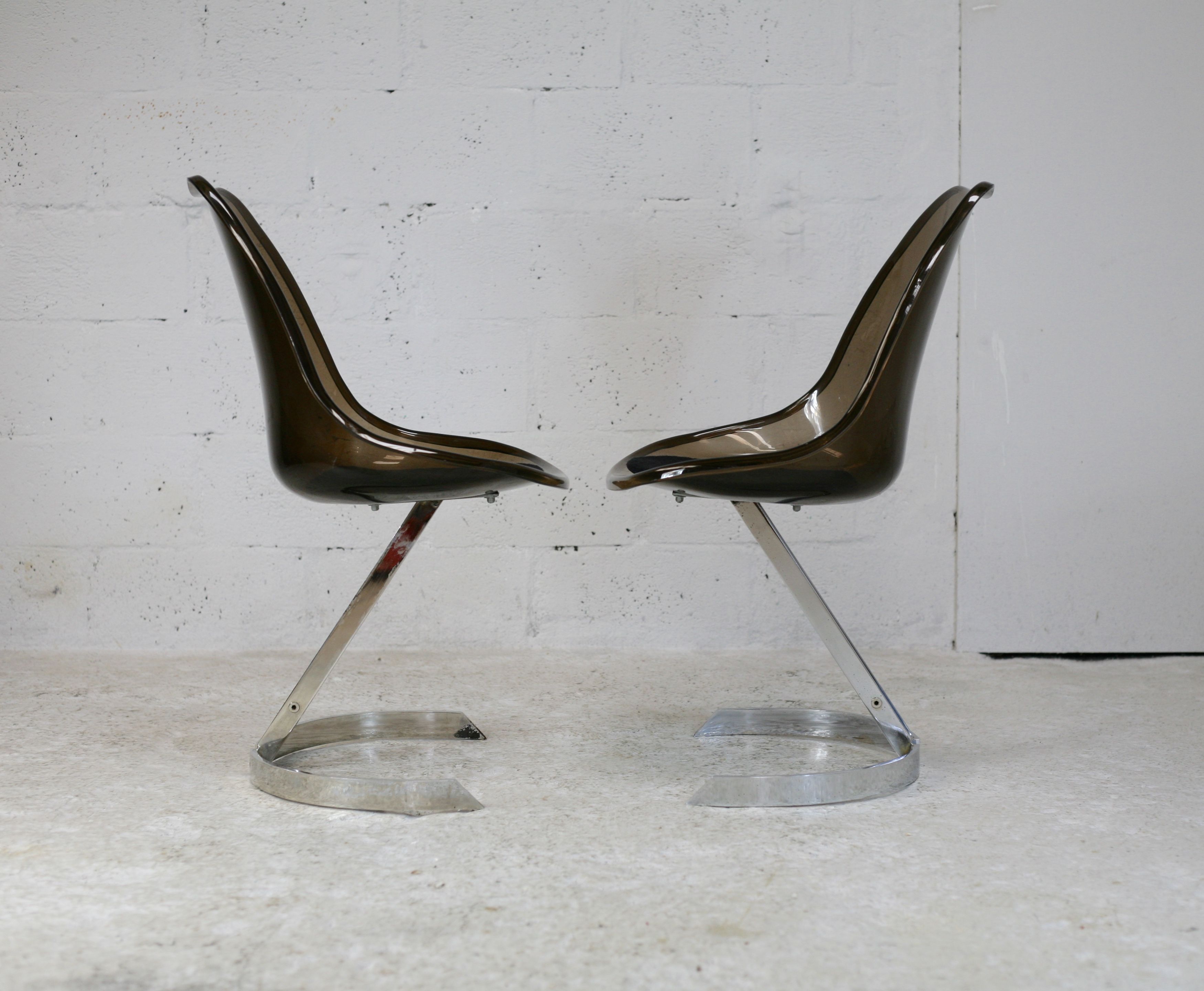 Pair of "space age" chairs
