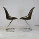 Pair of "space age" chairs