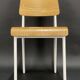 Chair - Metal and Wood - Design - In the Style of Jean Prouvé