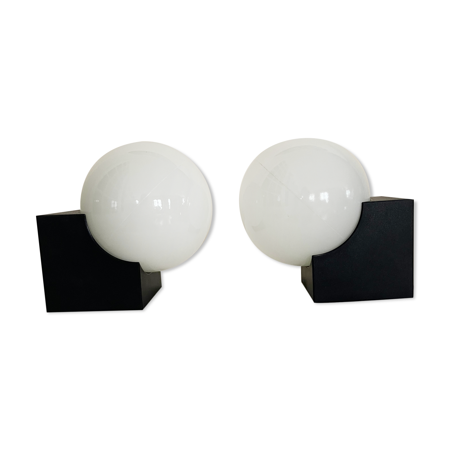 Pair of Philips KUBO SL vintage 80s