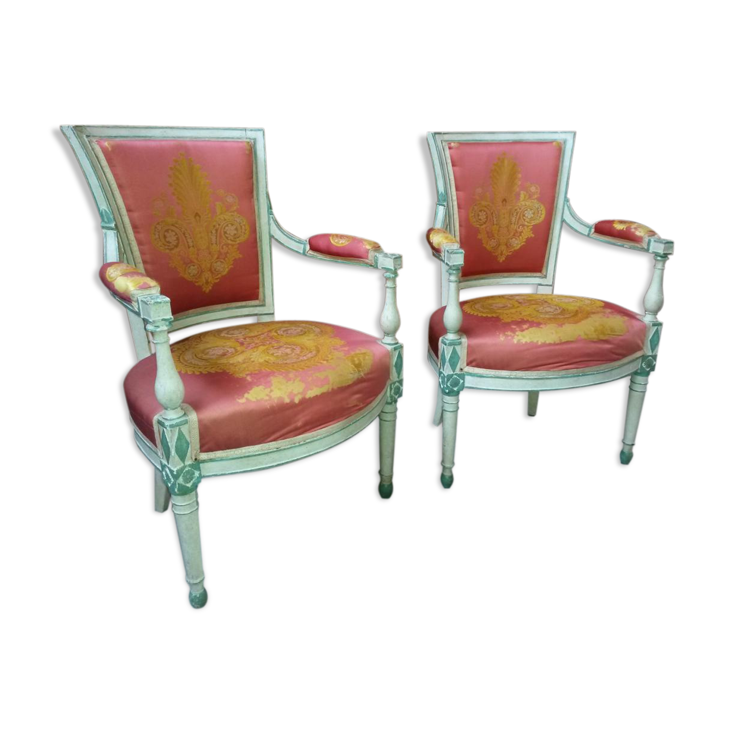 Pair of lacquered chairs Executive