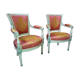 Paire de fauteuils laqués exécutives