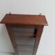 Antique oak display cabinet