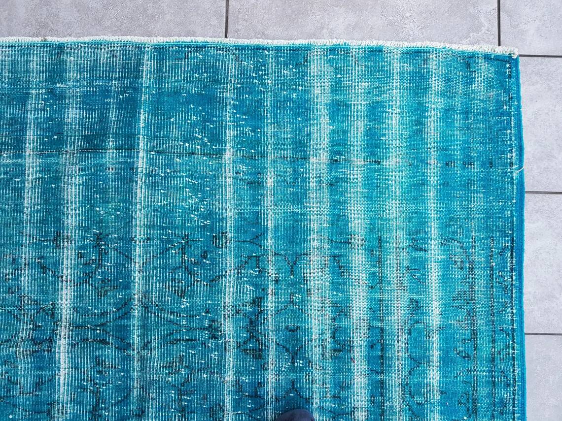 Vintage Turkish Floral Rug skuv675