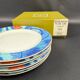Christofle six dessert plates model Alizés