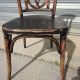 Salon Baumann, 1910, banquette, fauteuil et chaise bistrot