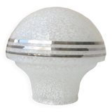 White speckled glass lampshade