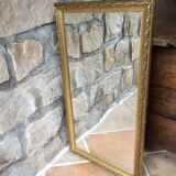 Golden vintage mirror 35x65cm