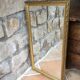 Miroir vintage doré 35x65cm