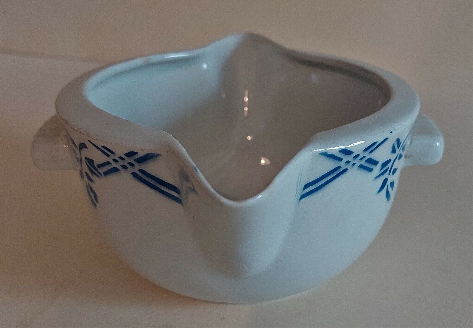 Gravy boat Moulin des Loups Orchies model Bric bleu 50s