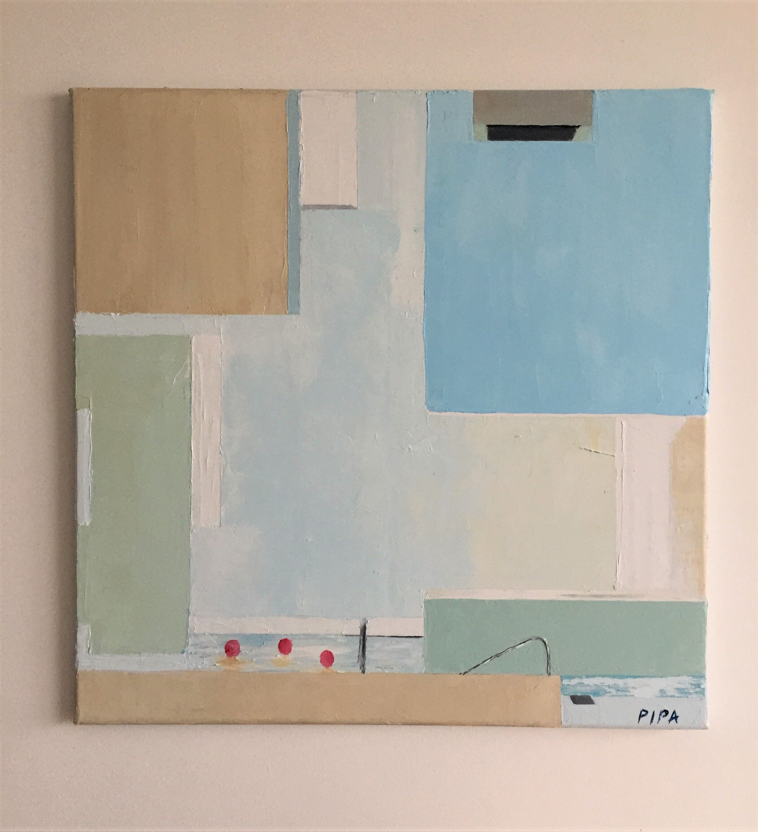 Tableau/ peinture de la piscine "les bains de Docks" au Havre