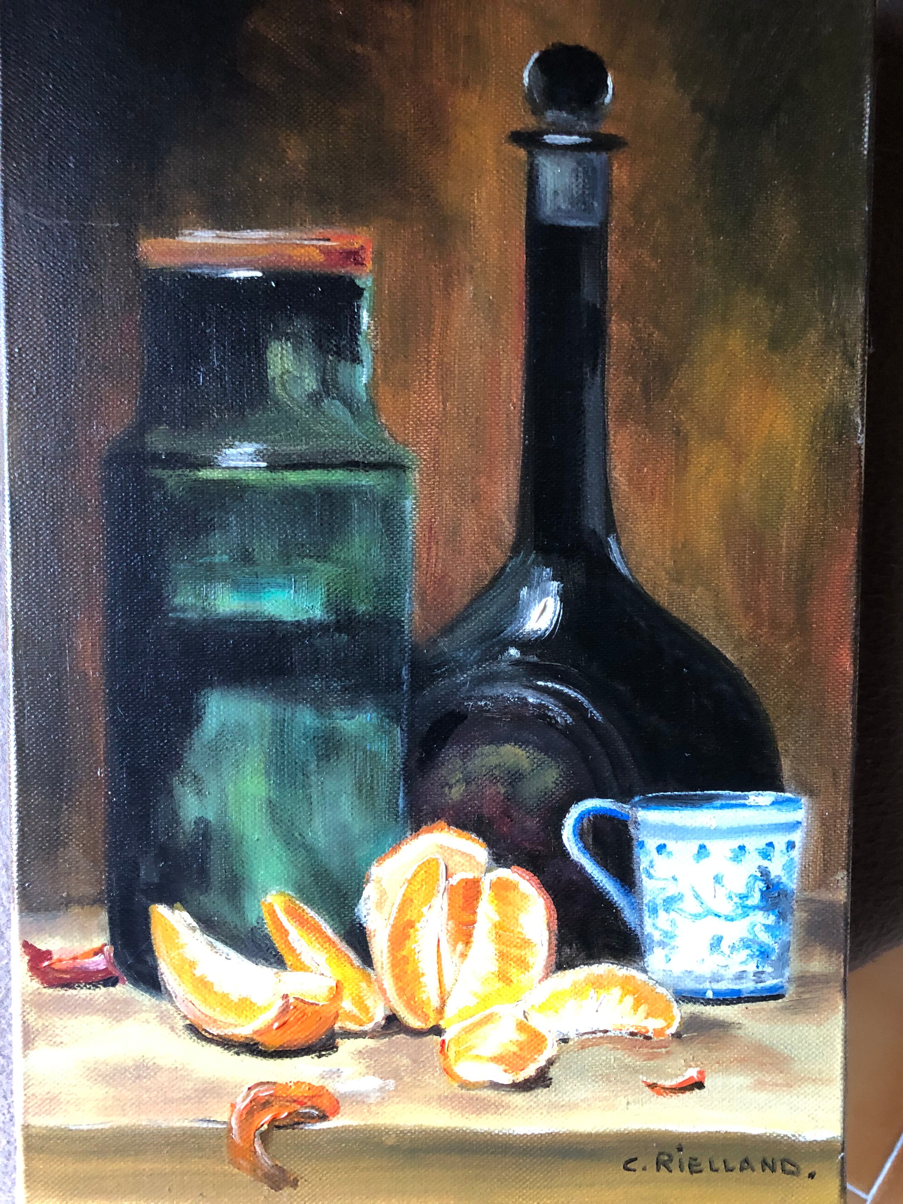 Still life with orange