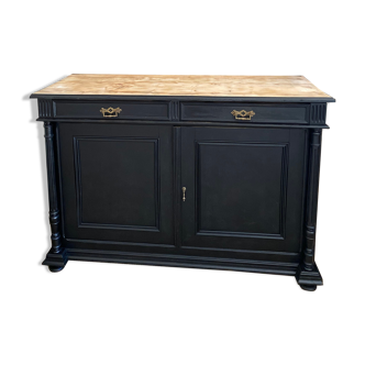 Buffet parisien noir velours