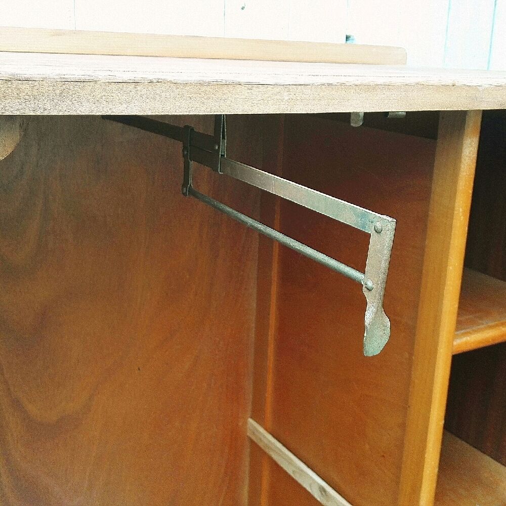 English wardrobe boarding art deco