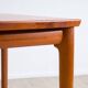 Teak dining table, made in Denmark, by the company Glos.